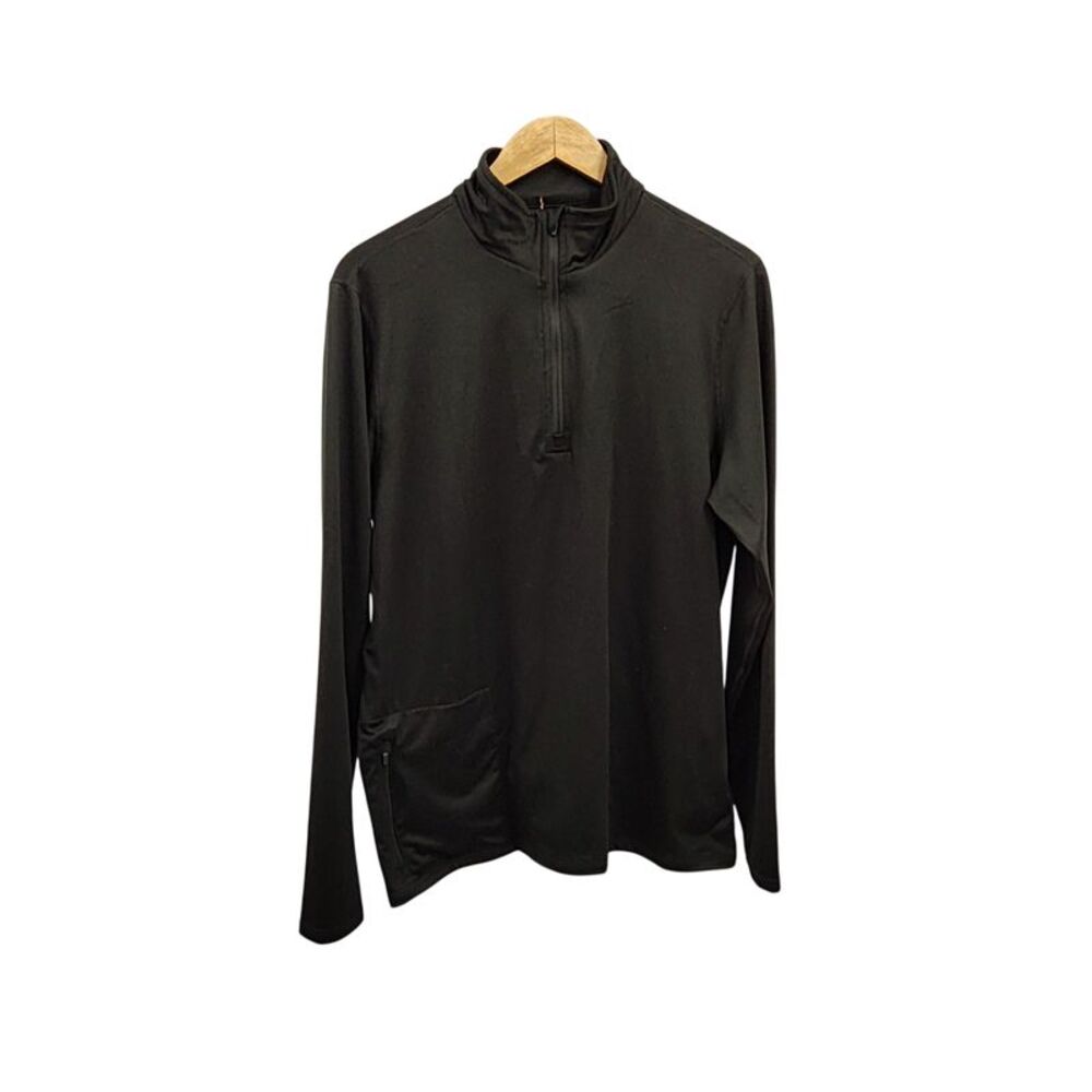 Quince Black Sleeved Top M